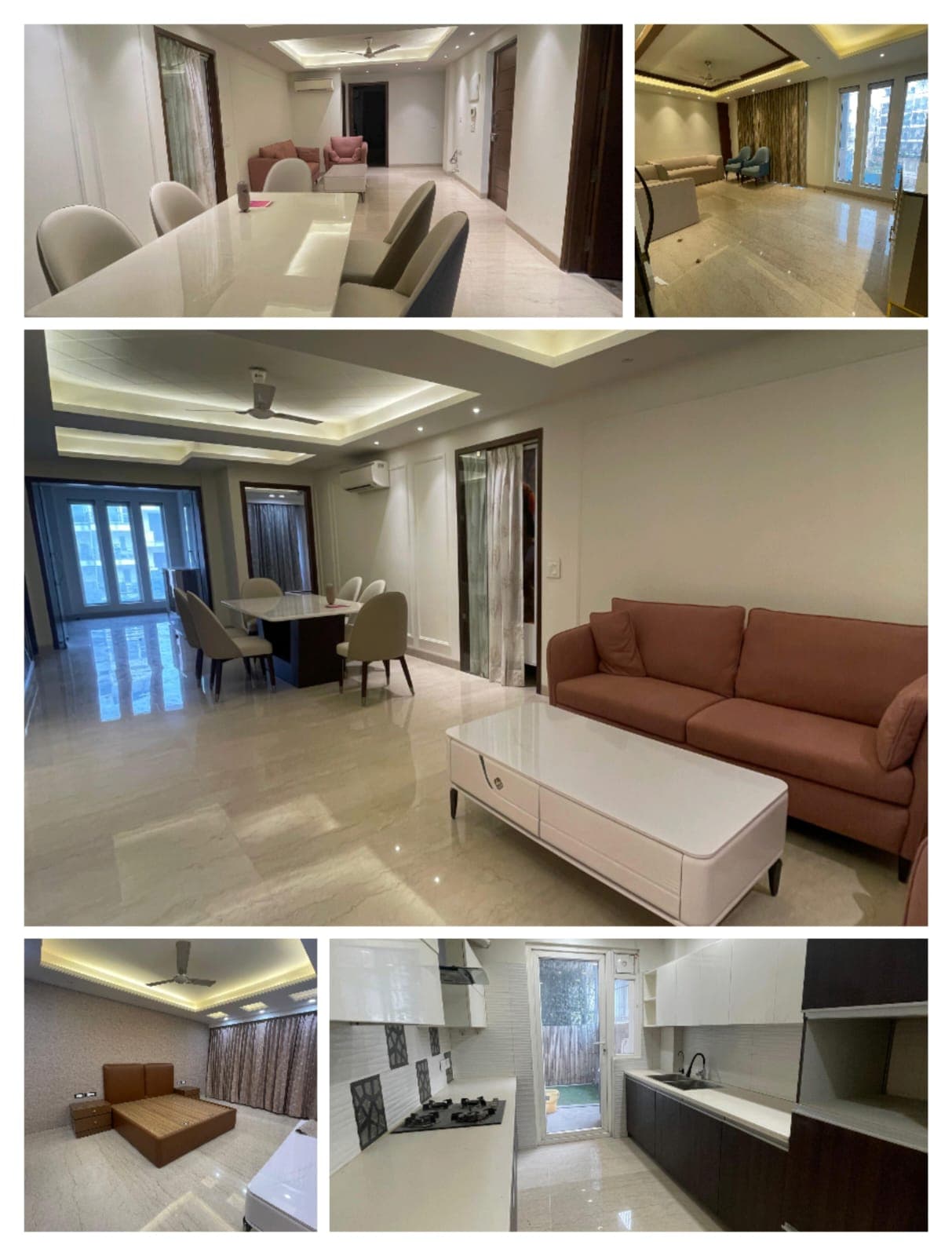 4bhk builder floor on rent Sushant lok