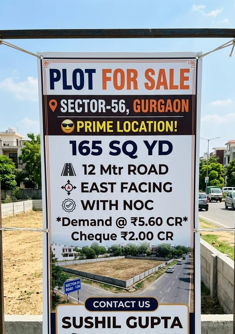 Residential Plot Sec 56 on Sale