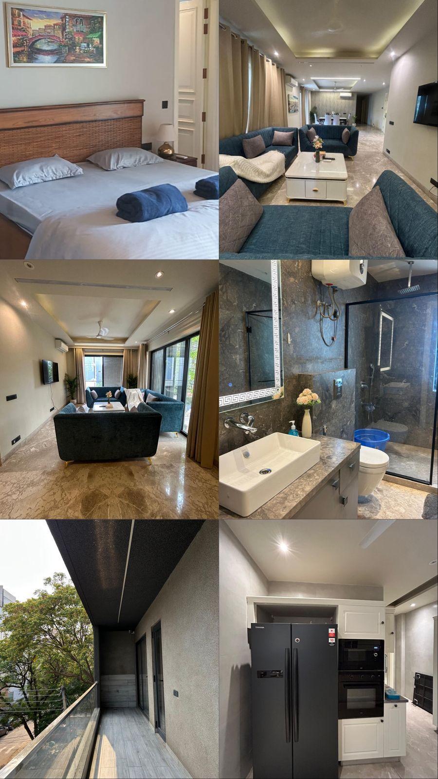 4 BHK +Servant  Builder Floor DLF 2 on Rent